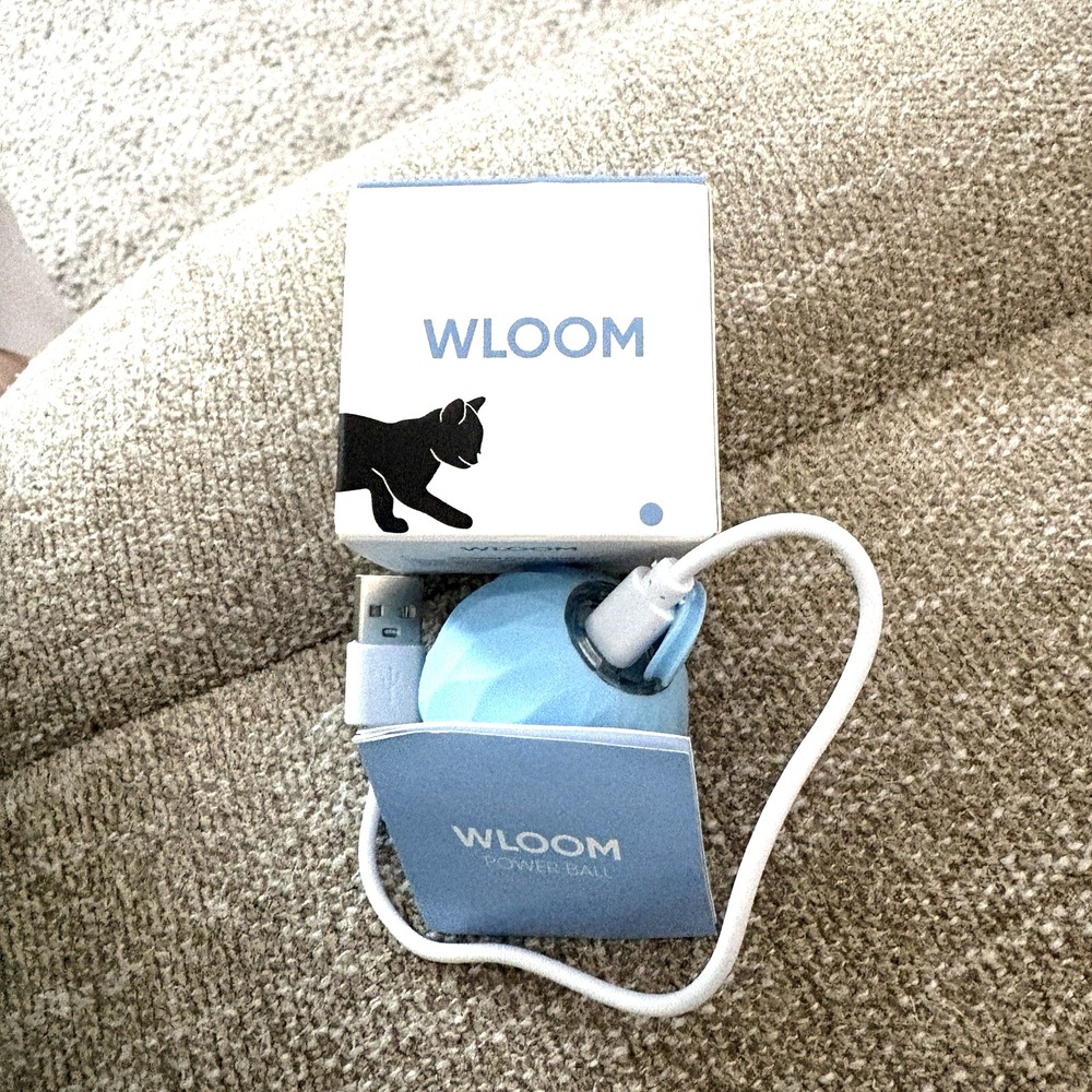 Wloom Power Ball 2.0 Interactive Cat Toy recharable